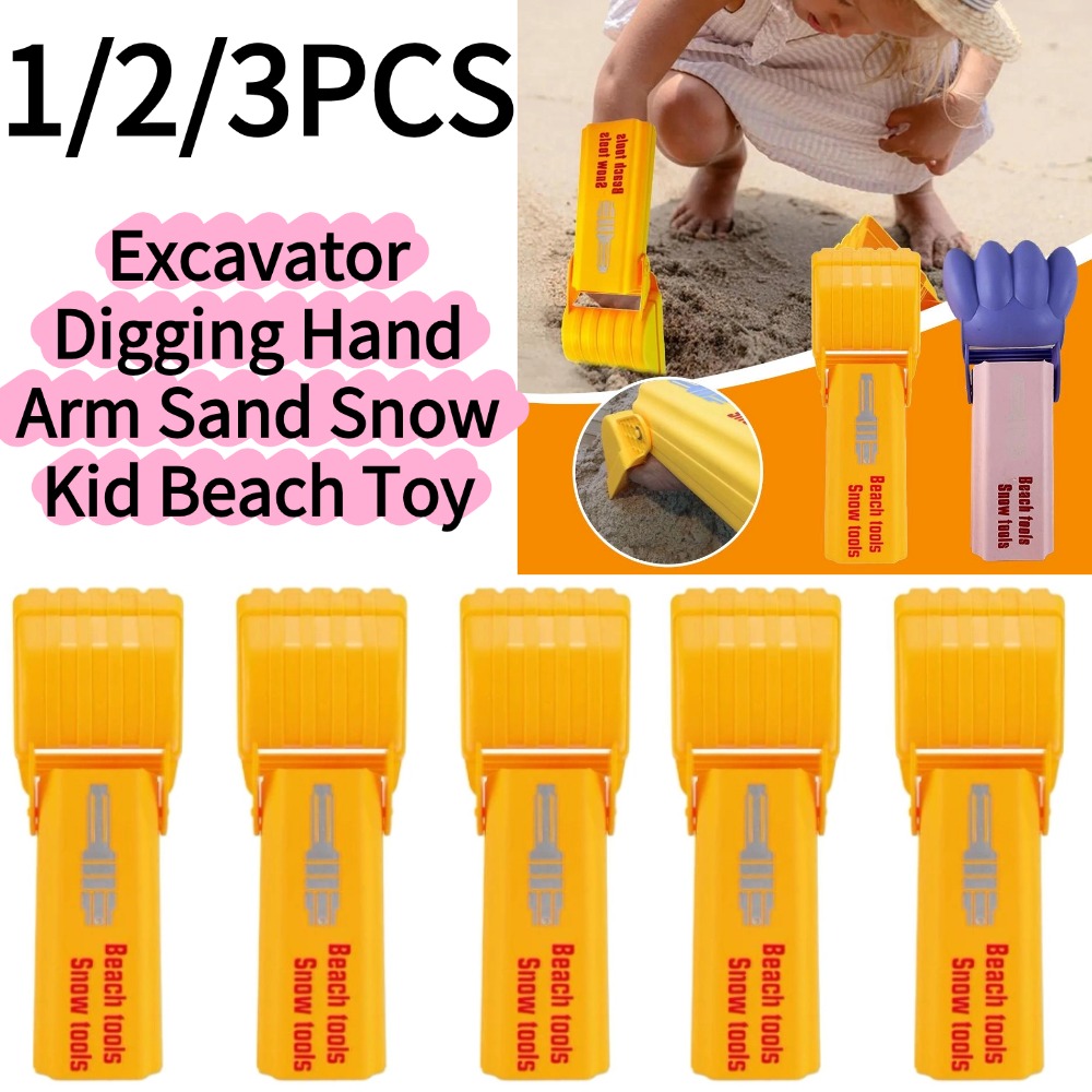 Dump Truck Toy - 1/3 Adet Ekskavatör Kepçe El Aleti