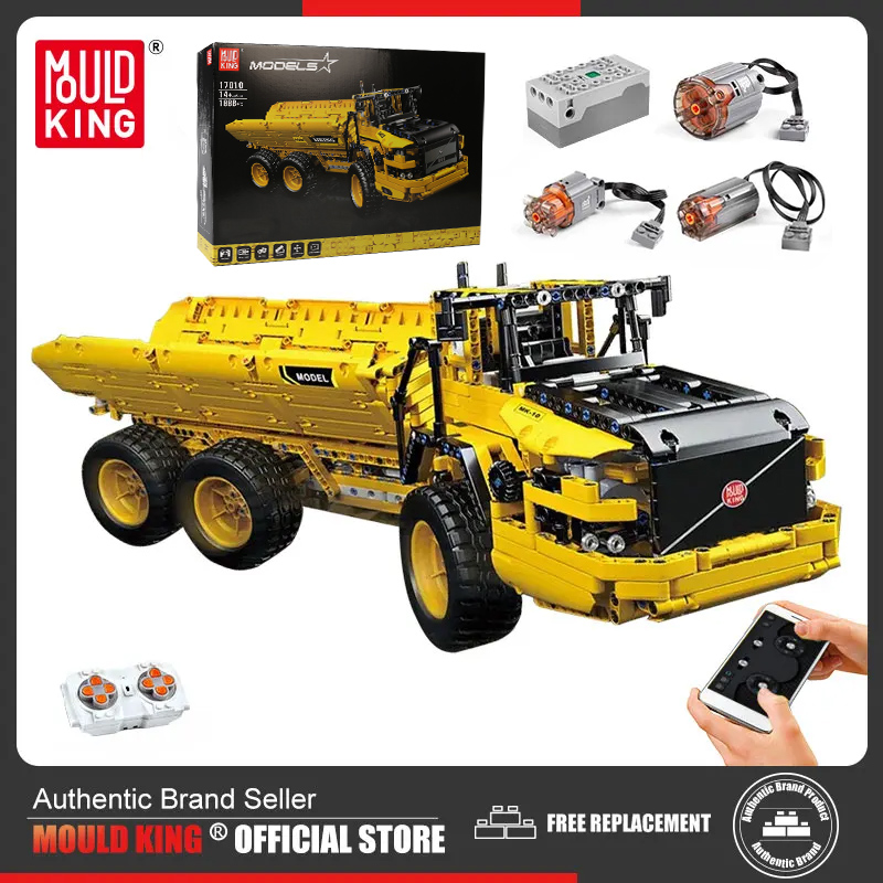 Dump Truck Toy - Kalıp kral 17010 teknik araba iş